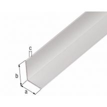 Winkelprofil Aluminium silberfarbig