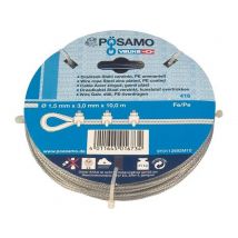Drahtseil ummantelt 3,0 auf 5mm