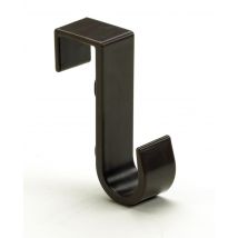 Haken für Türhängegarderobe, 22 x 70 x 50 mm, Kunststoff braun