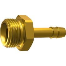 Einschraubschlauchtülle Messing, AG G3/4", LW 16 SW 32mm RIEGLER