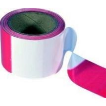 Absperrband 80mm Breite a 100m rot/weiß
