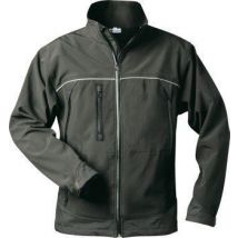 Jacke Alpha, Softshell, schwarz