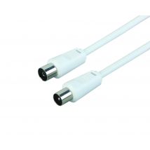 Schwaiger Antennenkabel 3m weiss Koax-St