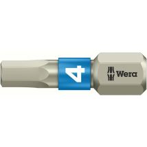 Bit 6,3mm (1/4") DIN 3126 C 6,3 SW 4 x25mm rostfrei 1 Stück