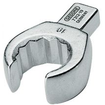 Einsteck-Ringschl. offen 22mm 9x12mm 4kt. Gedore