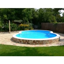 Achtform-Schwimmbecken-Set Costa-Rica