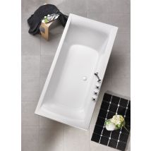 Badewanne Rosa, weiß