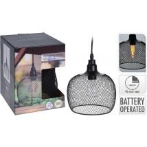 Hängeleuchte, Metallgitter