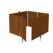 Abstellraum aus Profilschalung Imprägniert