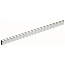 Schrankrohr für schwere Belastung, oval, Ø 15 / 30 x 1200 mm, Stahl verchromt