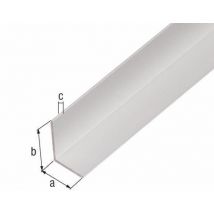 Winkelprofil Aluminium silberfarbig