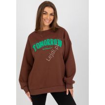 Bluza bez kaptura z napisem Tomorrow