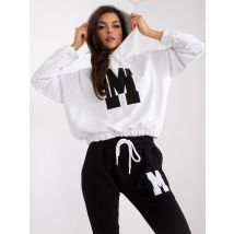 Komplet dresowy z literka M na bluzie