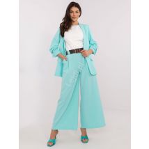 Spodnie garniturowe miętowe 5583