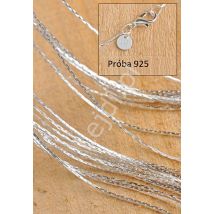 Srebrny łańcuszek 925 dł 45cm