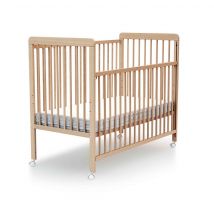 Lit bébé coulissant à barreaux 60x120