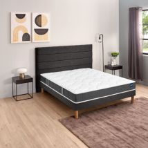 Ensemble Matelas + Sommier 140x200 - 2 personnes Mousse Ferme Bultex