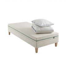 Ensemble Matelas + Sommier 90x190 - 1 personne Latex Ferme Someo