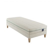 Ensemble Matelas + Sommier 120x200 - 1 personne Latex Ferme Someo