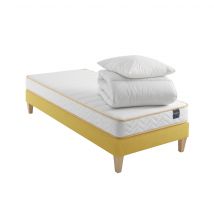Ensemble Matelas + Sommier 120x200 - 1 personne Mousse Ferme Someo