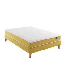 Ensemble Matelas + Sommier 140x190 - 2 personnes Mousse Ferme Someo
