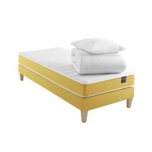 Ensemble Matelas + Sommier 90x190 - 1 personne Mousse Ferme Someo
