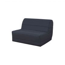 Banquette BZ unie avec housse grise - BZ10001 en Metal - Gris - Dunlopillo