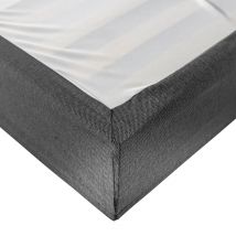 Cache-sommier Anthracite LEAVE - Someo 90x200 cm en - - Anthracite - Someo