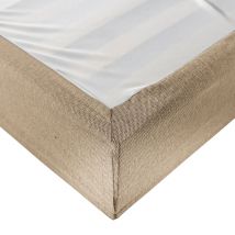Cache-sommier Beige LEAVE - Someo 160x200 en - - Beige - Someo