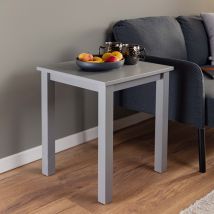 Table de chevet en bois massif gris - CH12116 en Pin Massif - - Gris - Terre de Nuit