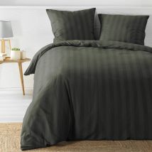 Parure de lit Cléo kaki 240x220 en - - Vert - Douceur D'intérieur