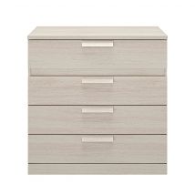 Commode 4 tiroirs imitation bois clair - CO5030 en Médium (MDF) - - Naturel - Terre de Nuit