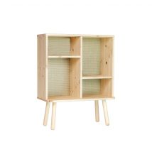 Commode KYABI en pin massif naturel style japonais en Pin Massif - - Bois clair - Karup Design