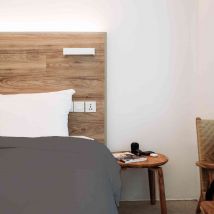 Tradilinge - Housse de couette 100% coton taupe 140x200 cm - Tradilinge - Taupe - Uni - 57 fils/cm² - Rabat