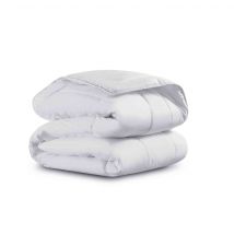 Couette Simmons enveloppe percale 4 saisons 350g - 260x240 en - - Blanc - Simmons