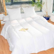 Couette spéciale été anti-transpiration 200x200 en - - Blanc - Someo