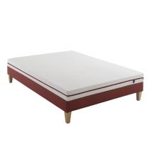 Ensemble Matelas + Sommier 140x190 - 2 personnes Latex Ferme Someo