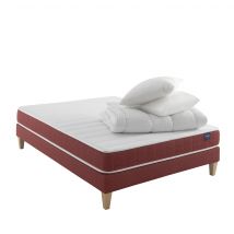 Ensemble Matelas + Sommier 140x200 - 2 personnes Latex Ferme Someo