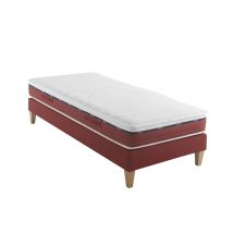 Ensemble Matelas + Sommier 2x90x200 Latex Mi-Ferme Someo