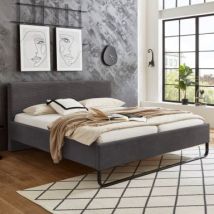 Lit - 180x200 Velours Lit pour adulte