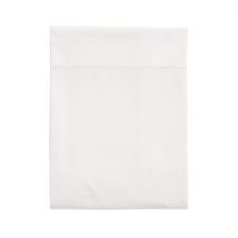 Drap plat percale blanc 180x290 cm en - - Blanc - Terre de Nuit