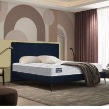 Matelas Dunlopillo mousse mémoire Aérial moelleux 21cm NARCISSE 140x200 en - Ferme - Blanc - Dunlopillo