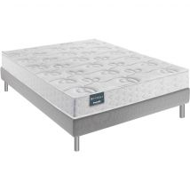 Ensemble Matelas + Sommier 140x190 - 2 personnes Latex Ferme Dunlopillo