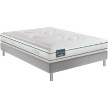 Ensemble Matelas + Sommier 160x200 - 2 personnes Latex Ferme Dunlopillo