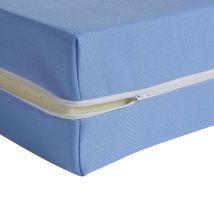Terre de Nuit - Housse rénove matelas coloris bleu 13 cm 180gr/m² 90x190 - Terre de Nuit - - Bleu