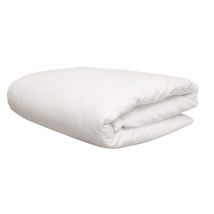 Housse de couette bébé blanche 100% coton biologique 80x120 en - - Blanc - Baby Fox