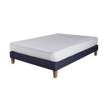Terre de Nuit - Housse complète rénove matelas molleton imperméable - bonnet 16 à 20 cm 90x190 - - Blanc
