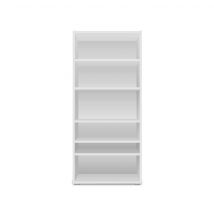 Bibliothèque en bois blanc - BI7060 en Médium (MDF) - - Blanc - Terre de Nuit