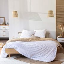 Lit SMOOTHCLOUD 140x190 cm en bois naturel en Médium (MDF) - - Bois naturel - Terre de Nuit Edition