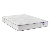 Matelas Merinos ressorts ensachés, mémoire de forme et latex Full Bed 140x200 en - Ferme - Blanc - Merinos